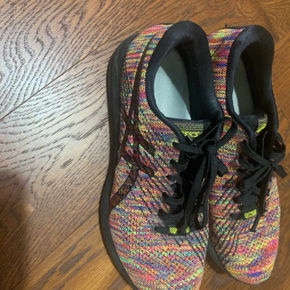ASICS Colorful Knit Running Shoes - Picture 5 of 8